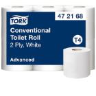 Toiletpapir Tork Advanced T4 47,5m 2-lag FSC hvid product photo