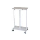 Affaldsstativ 2x60 ltr med låg hvid product photo