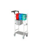 Rengøringsvogn Ergo Kompakt Model 7 med 3x6 liters spande, mopbox og poseholder product photo
