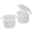 Dressingbæger sojabæger 15 ml Ø20x20 mm Hængslet låg PP Klar product photo