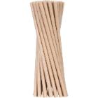Sugerør Ø6x200 mm uden knæk Bionedbrydelig Papir Brun product photo