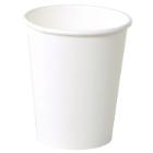 Kaffebæger Pap Ø80xH90mm 25cl 8oz Single Wall Hvid product photo