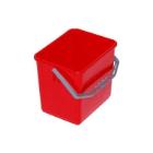 Spand 6 ltr Firkantet Rød product photo