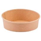 Salatskål Catersource Rund 900ml Ø185x50mm Pap/PE Brun product photo