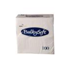 Serviet BulkySoft 40x40 cm 3-lag 1/8-falset Hvid product photo