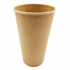 Kaffebæger Pap Ø90x137mm 40cl 16oz Single Wall Brun product photo