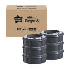 Plastrefill Ø19cm sort let lugtbeskyttende til blespand Easiseal product photo