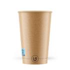 Kaffebæger Pap/Ac Ø90x113mm 30cl 12oz Single Wall Brun Verive product photo