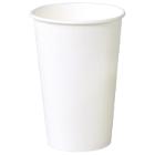 Kaffebæger Pap Ø90x135mm 40cl 16oz Single Wall Hvid product photo
