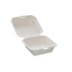Burgerboks Firkantet 400ml 15x15x8 cm Bagasse Natur product photo