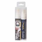 Tuschpen 2 stk Securit tyk 7-15 mm Vandfast Hvid product photo