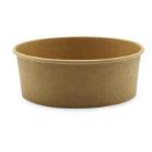 Salatsk&aring;l Catersource rund 1300ml &Oslash;185mmx70mm brun kraft med PE product photo