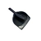 Fejebakke- og kost i sæt plast sort product photo