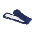 Moppe Lommer Tentax 130cm Akryl med Frynser Bl&aring; T&oslash;r til Fast fremf&oslash;rer product photo