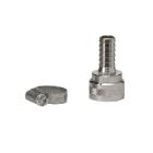 Koblingshus (Q) med 1/2 tommer udvendig gevind og Sp&aelig;ndeb&aring;nd til slange/skaft product photo