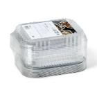 Alubakke Ready2Cook 750 ml 178x136x45 mm med Apet plastlåg 10 sæt sampak product photo