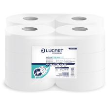 Toiletpapier 2laags 9,1x25cm 600v. 12rol. Aquastream 150 Mini Jumbo - 898033 artikelfoto
