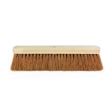 Balai coco monture plate bois non verni 50 cm photo du produit