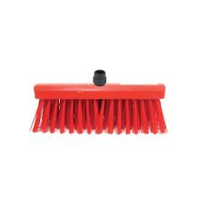 Balai de rue pvc court monture plate bois verni rouge fixe manche 30 cm photo du produit