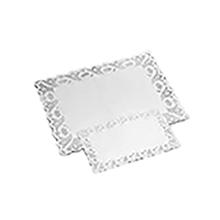 Dentelle : rectangulaire - blanc - 14 x 24 cm - 250 pc photo du produit