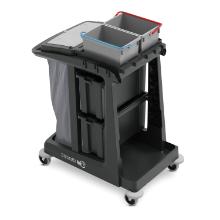 Schoonmaakwagen van gerecycled plastic ReFlo ECO-Matic EM2 artikelfoto