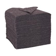 Grijze non-woven doekjes uit gerecupeerde vezels 40x38cm 10kg Molty D artikelfoto