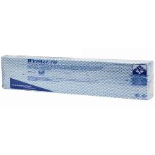 Poetsdoek blauw intergevouwen 10x25st 1laag  35x42cm Wypall X80 artikelfoto