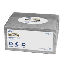 Poetsdoek grijs vouw 1 laag 32 x 38 cm W8 Tork Premium Cloth 520 artikelfoto
