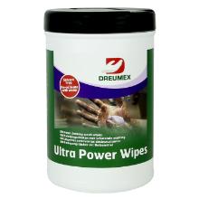 Wipes ge&iuml;mpregneerde en geparfumeerde doekjes met scrubzijde  90 st Ultra Power artikelfoto