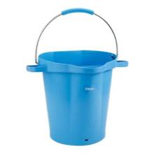 Emmer - blauw - schaalverdeling - schenktuit - 20 lt - "vikan" artikelfoto
