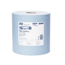 Poetsdoek blauw 2 laags 34 x 24 cm 170m W1 W2 Tork Advanced Wiper 430 artikelfoto