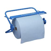 Distributeur essuyeurs rouleaux jumbo, acier bleu, mural ou sol, Kimberly-Clark photo du produit