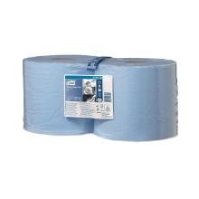 Poetsdoek blauw 2 laags 255m Tork Advanced Wiper 420 artikelfoto