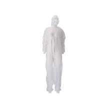 Combinaison non-tiss&eacute; avec capuche blanc emballage individuel - XXXL photo du produit