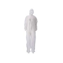 Overall non woven met kap wit - afzonderlijk verpakt - XXL artikelfoto