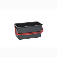 Seau 25 l noir poignée rouge pour chariot d'entretien XT6 et STE2 photo du produit
