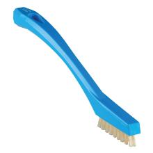Handborstel : hittebestendige vezels - 205 mm - extra hard - blauw artikelfoto