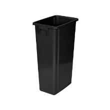 Afvalbak zwart zonder deksel gerecycleerd 80 l artikelfoto