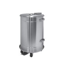 Poubelle à pédale : mobile - inox - 70 lt - "stagno" photo du produit