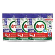 Vaatwastabletten 3x75 pc Dreft Professional Platinum Regular artikelfoto