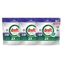 Tablettes lave vaisselle 3x90 pc Dreft Professional Original Regular photo du produit