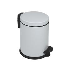 Pedaalemmer : staal - wit - 3 lt - "new bin basic" artikelfoto