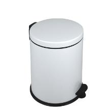 Pedaalemmer : staal - wit - 12 lt - "new bin basic" artikelfoto