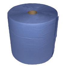 Poetspapier 3 laags Maxi blauw verlijmd artikelfoto