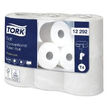 Papier toilette &eacute;cologique blanc 2 plis 23 m T4 Tork Premium photo du produit