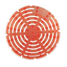 Grille d&eacute;sodorisante anti-&eacute;claboussure pour urinoir parfum mangue photo du produit