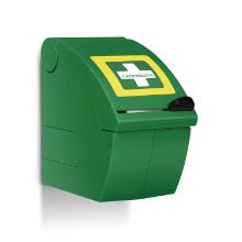 Dispenser met muurbevestiging voor blauwe pleisters 6 cm 51011024 artikelfoto