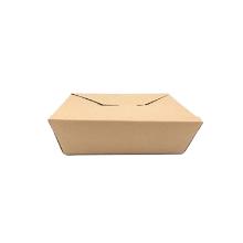 Boite repas carton brun 140/157 x 196/215 x 65 mm 2000 ml 4 x 50 pc photo du produit