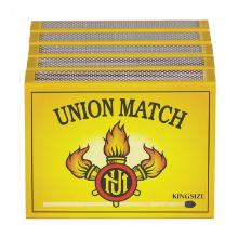 Houten luciferdoosje King Size 5x60 stuks Union Match artikelfoto