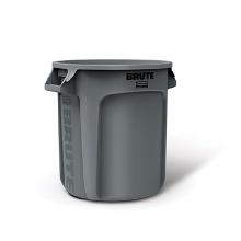 Collecteur rond gris 37,8 l Brute photo du produit